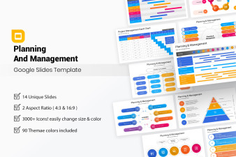 Planning And Management Google Slides Template